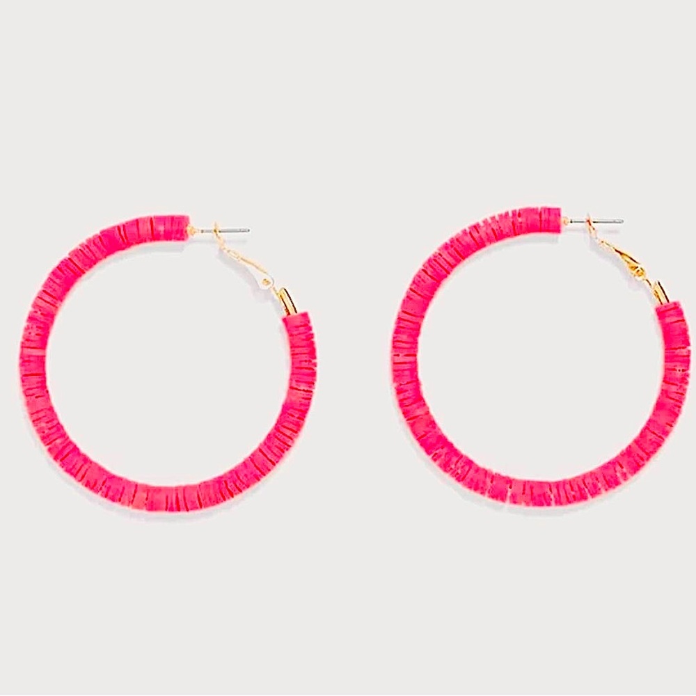 ๐3/$30 New Colorful Disc Hoops - Picture 8 of 12